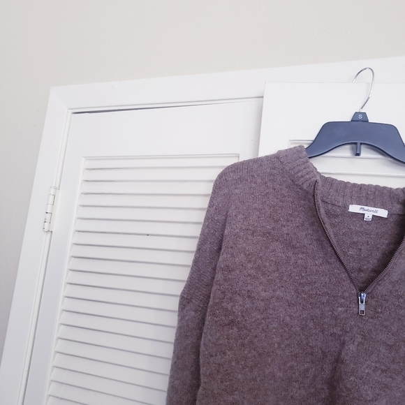 Madewell Quarter Zip Sweater M - Picture 6 of 10